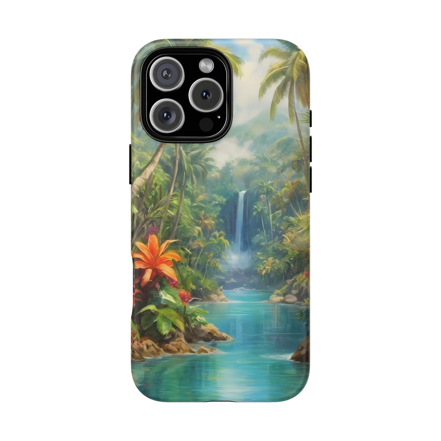 Tropical Paradise Phone Case for iPhone 8–16 Pro Max, Pixel 5–8 Pro, Galaxy S10–S24 Ultra - Designed by Thalia