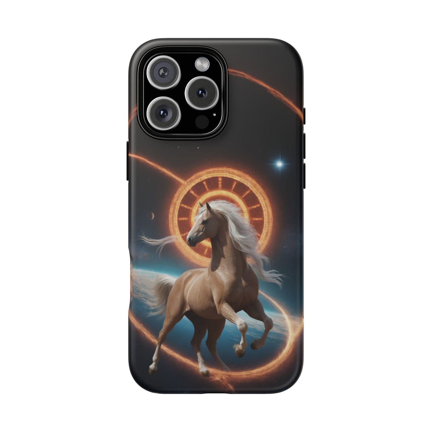 Chinese Zodiac Horse Phone Case for iPhone 8–16 Pro Max, iPhone 8 Plus–13 Mini, iPhone XS–XS Max, iPhone 11–14 Pro Max - Designed by Thalia