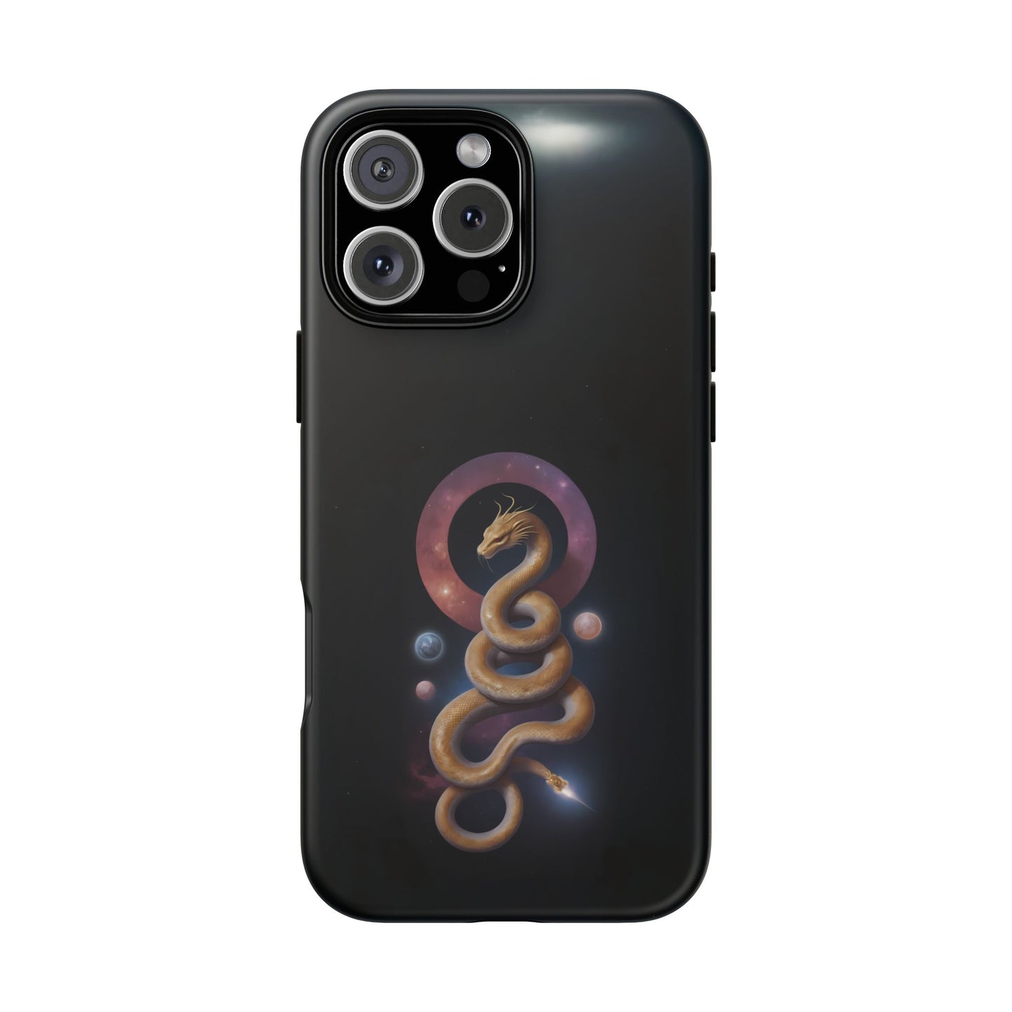 Chinese Zodiac Snake Phone Case for iPhone 8–16 Pro Max, iPhone 8 Plus–13 Mini, iPhone XS–XS Max, iPhone 11–14 Pro Max - Designed by Thalia