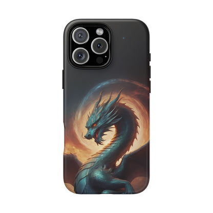 Chinese Zodiac Dragon Phone Case for iPhone 8–16 Pro Max, Pixel 5–8 Pro, Galaxy S10–S24 Ultra - Designed by Thalia