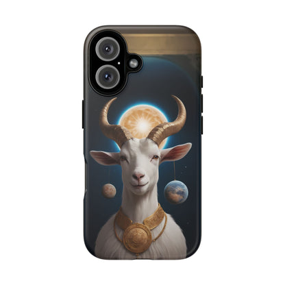 Chinese Zodiac Goat Phone Case for iPhone 8–16 Pro Max, iPhone 8 Plus–13 Mini, iPhone XS–XS Max, iPhone 11–14 Pro Max - Designed by Thalia