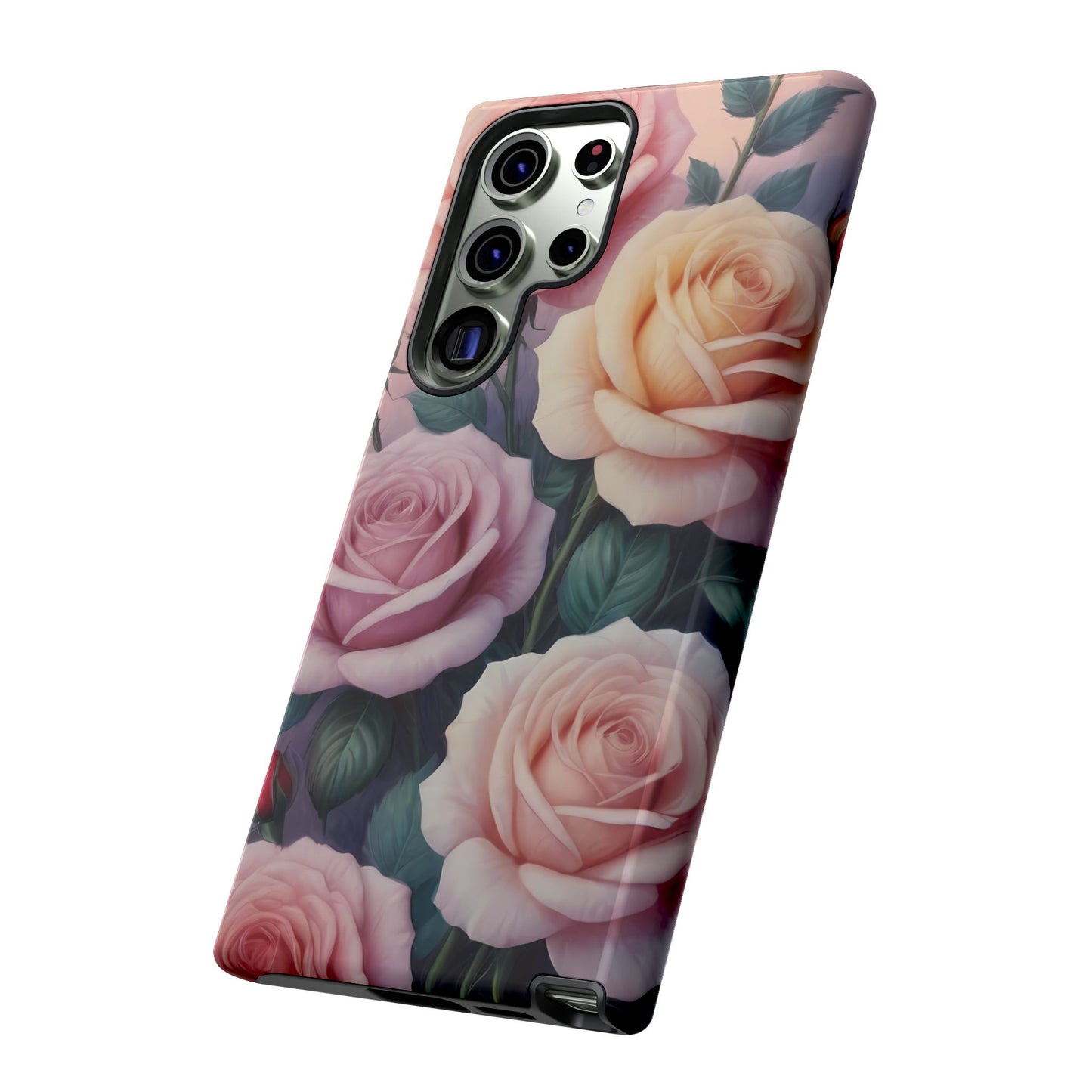 Bloom with Style - Roses Phone Case for iPhone 8–16 Pro Max, Pixel 5–8 Pro, Galaxy S10–S24 Ultra - Designed by Thalia