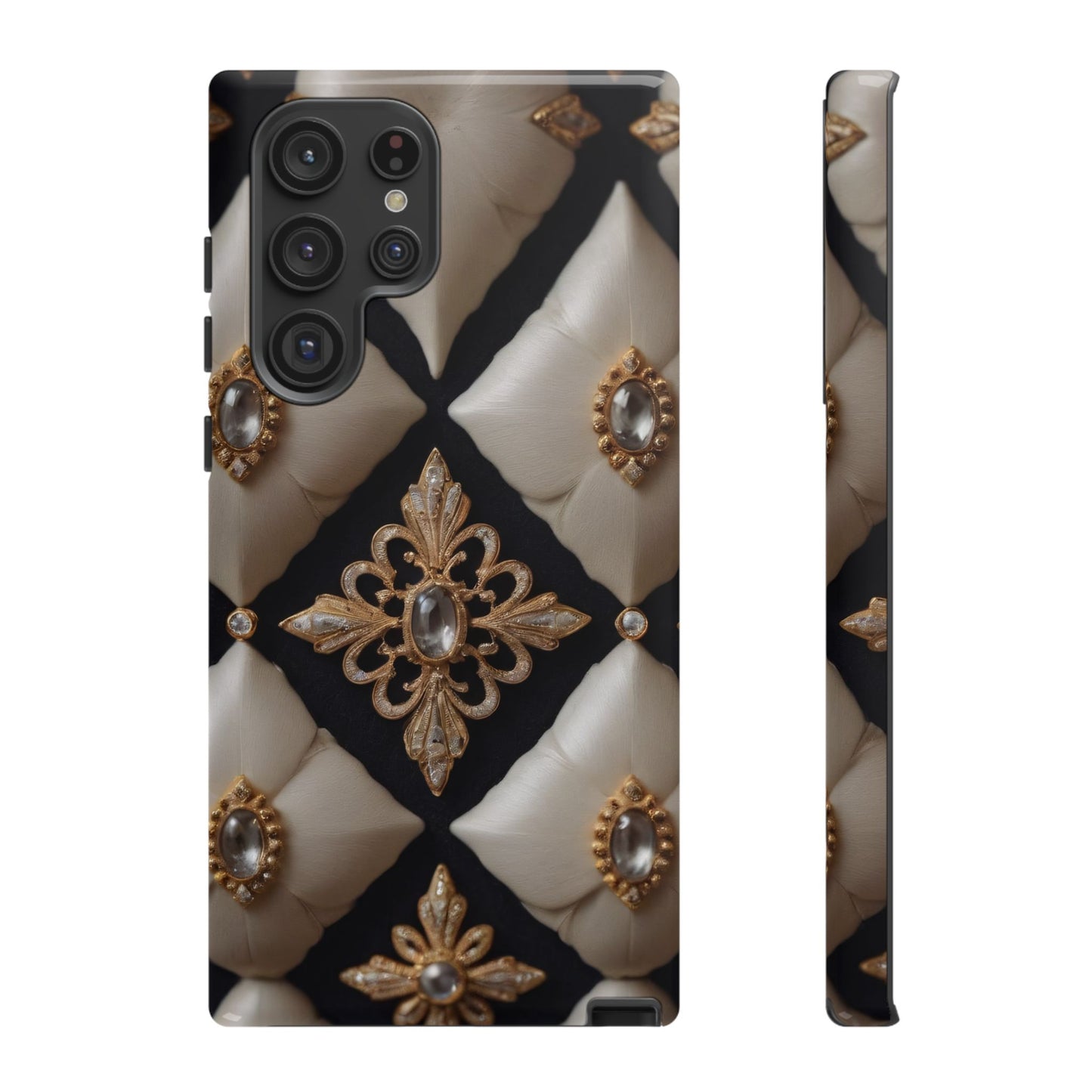 Diamond Solstice Custom Phone Case for iPhone 8–16 Pro Max, Pixel 5–8 Pro, Galaxy S10–S24 Ultra - Designed by Thalia