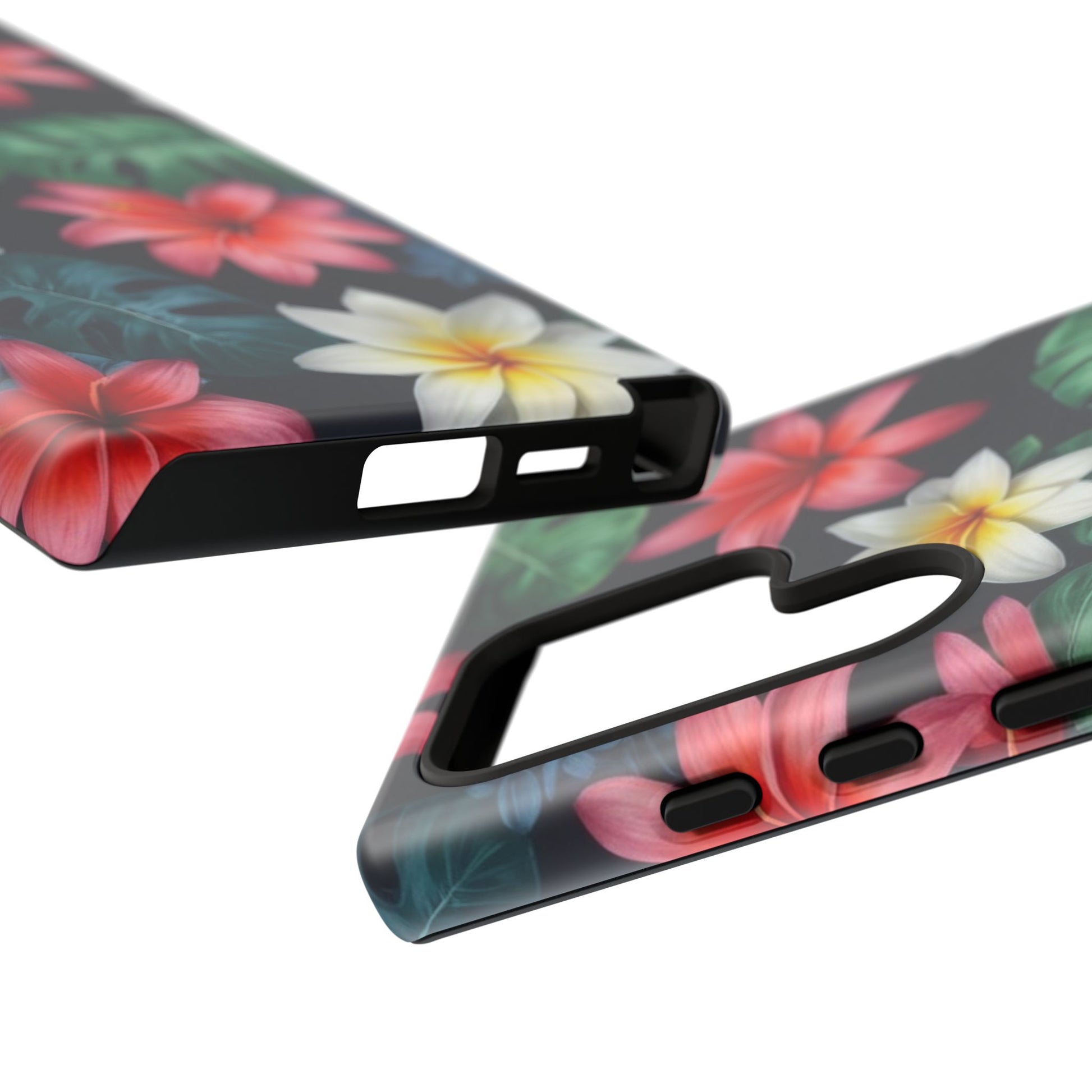 Hawaiian Flowers Custom Phone Case for Samsung Galaxy S10–S10 Plus, S20–S20 Ultra, S21, S22, S23, S24 Ultra - Designed by Thalia