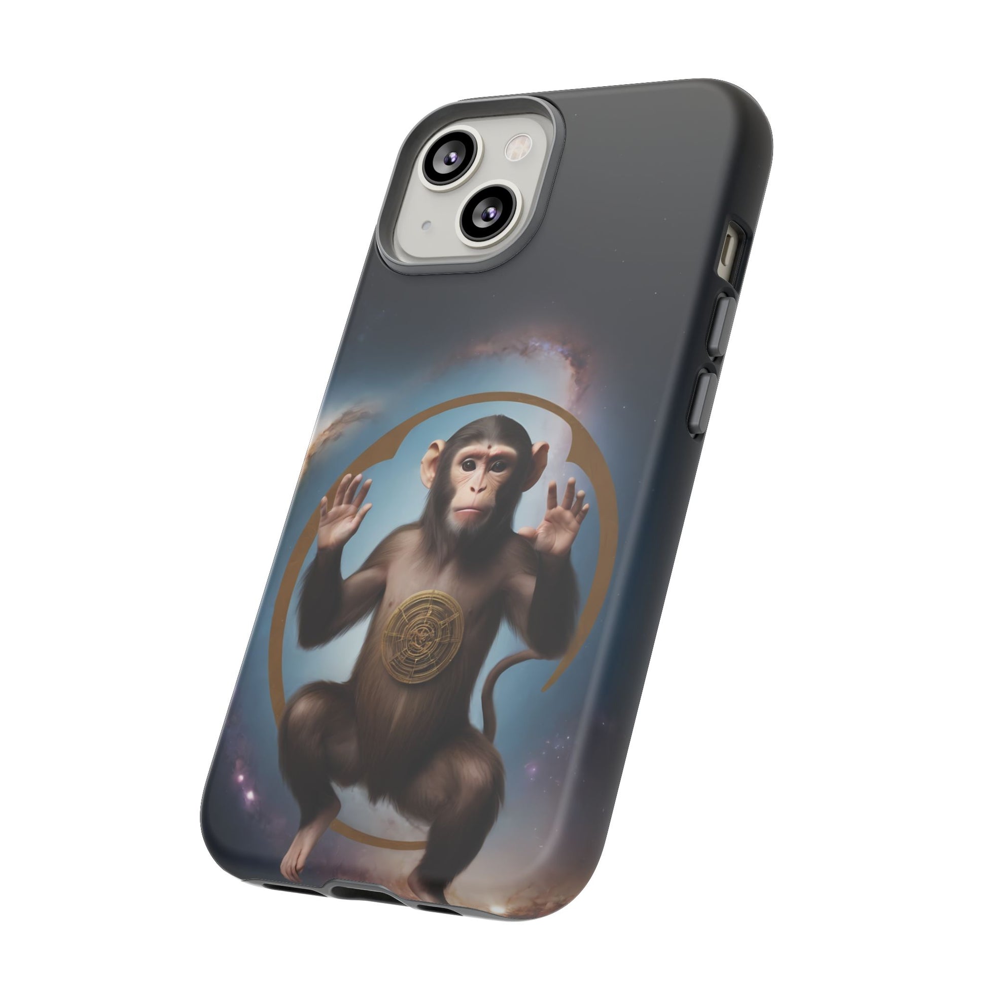 Chinese Zodiac Monkey Phone Case for iPhone 8–16 Pro Max, iPhone 8 Plus–13 Mini, iPhone XS–XS Max, iPhone 11–14 Pro Max - Designed by Thalia