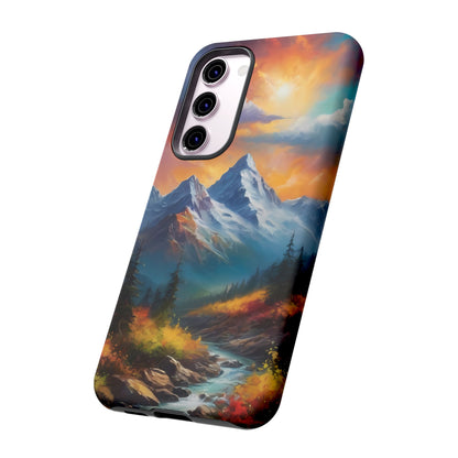 Mystic Mountains Phone Case for iPhone 8–16 Pro Max, Pixel 5–8 Pro, Galaxy S10–S24 Ultra - Designed by Thalia