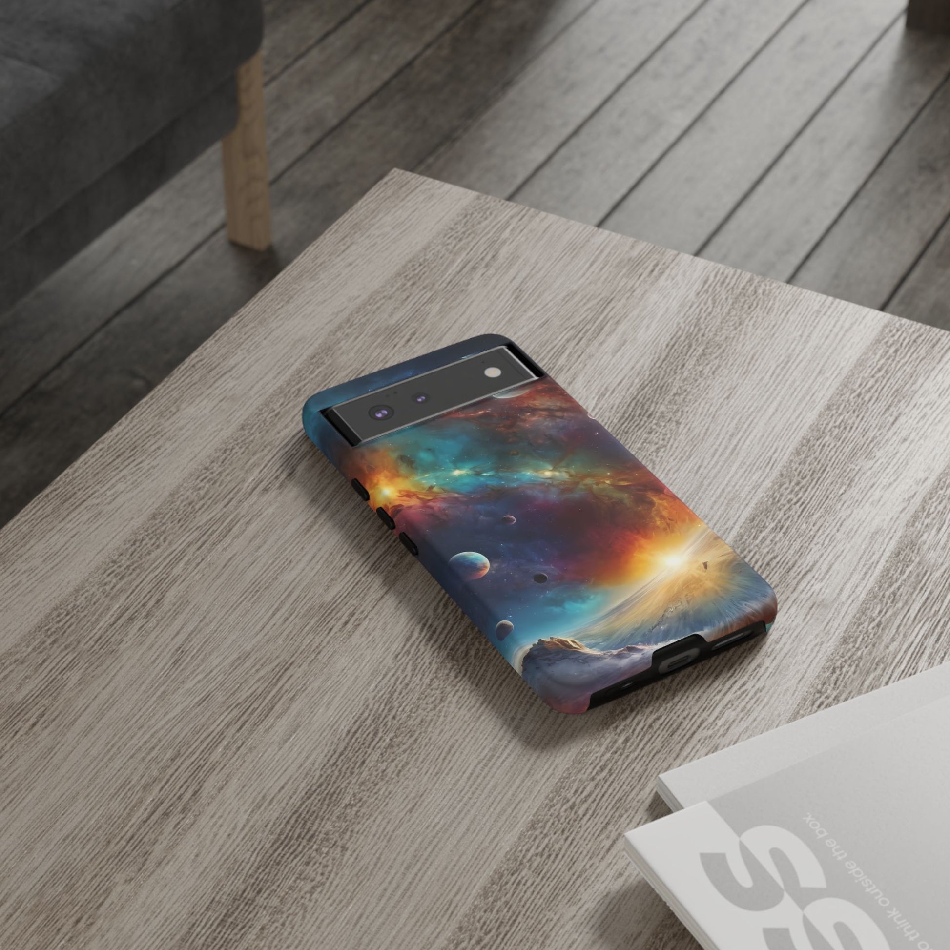 Cosmic Voyage Phone Case for iPhone 8–16 Pro Max, Pixel 5–8 Pro, Galaxy S10–S24 Ultra - Designed by Thalia