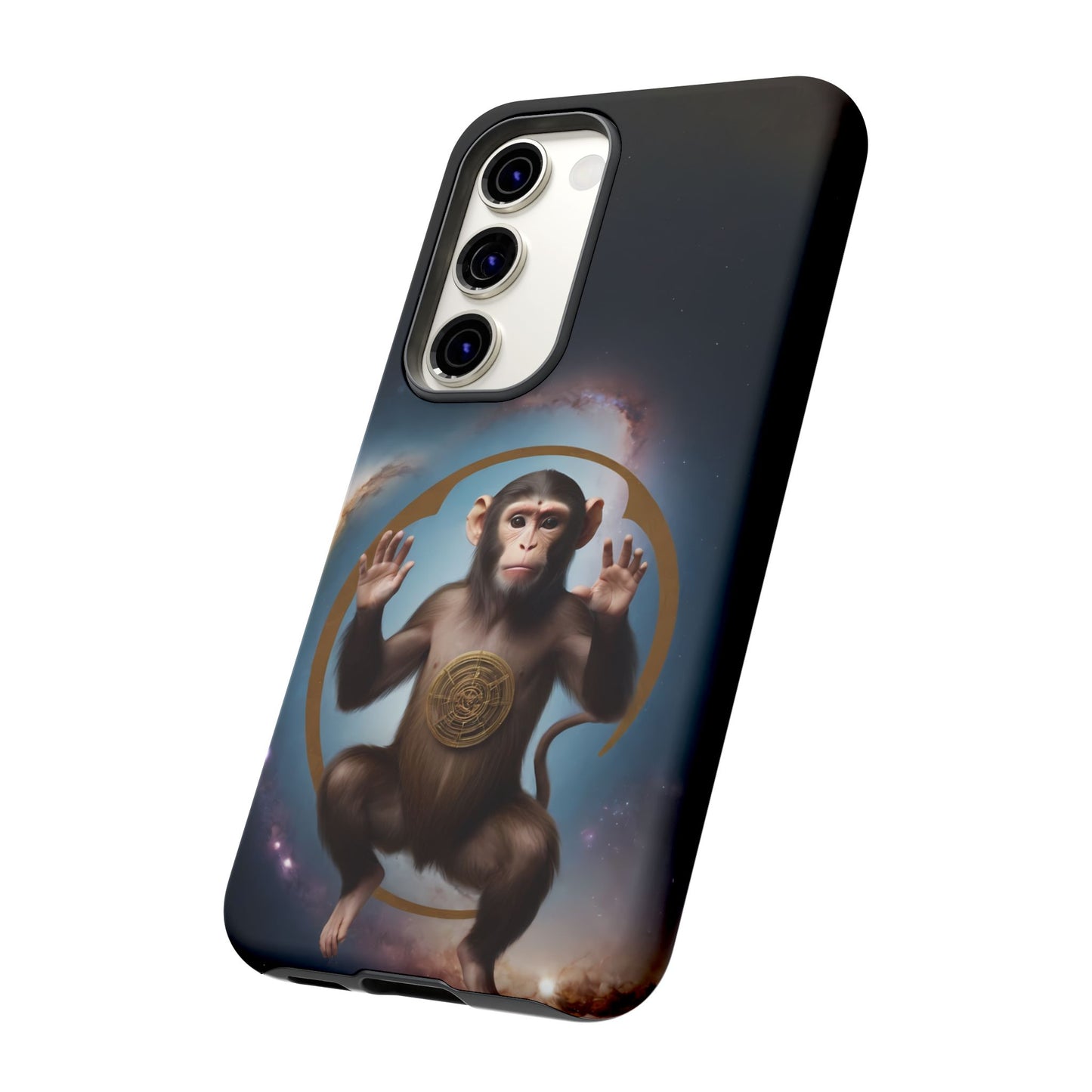 Chinese Zodiac Monkey Custom Phone Case for iPhone 8–16 Pro Max, Pixel 5–8 Pro, Galaxy S10–S24 Ultra - Designed by Thalia