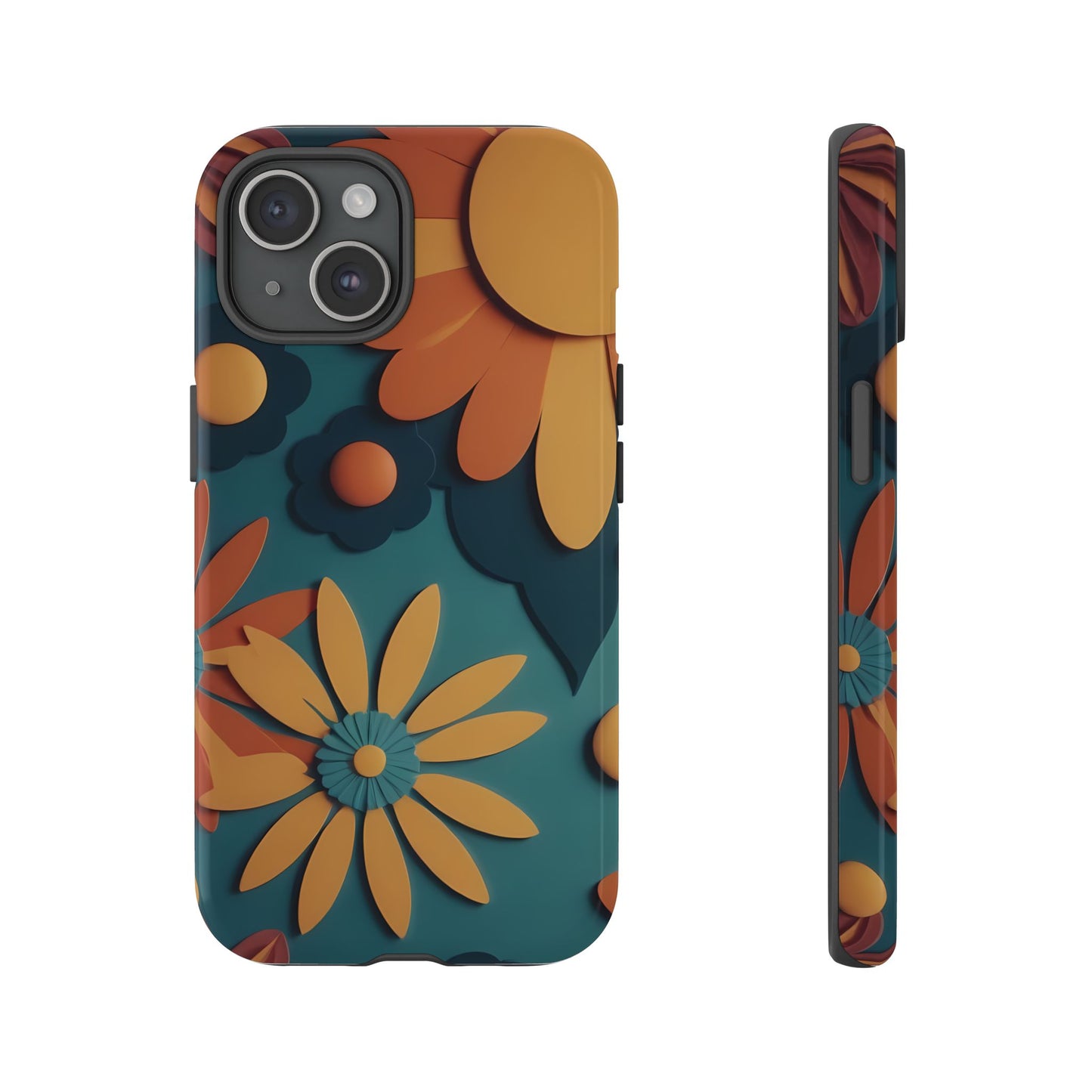 70s Retro Phone Case for iPhone 8–16 Pro Max, Pixel 5–8 Pro, Galaxy S10–S24 Ultra - Designed by Thalia