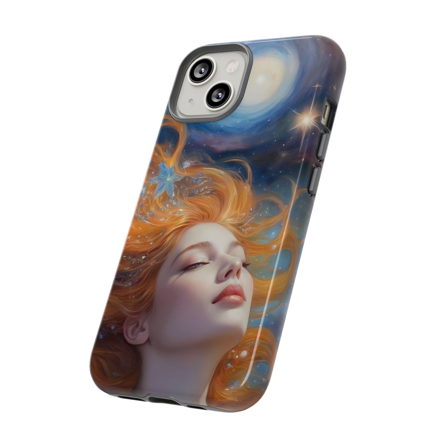 Celestial Dreams Custom Phone Case for iPhone 8–16 Pro Max, iPhone 8 Plus–13 Mini, iPhone XS–XS Max, iPhone 11–14 Pro Max - Designed by Thalia