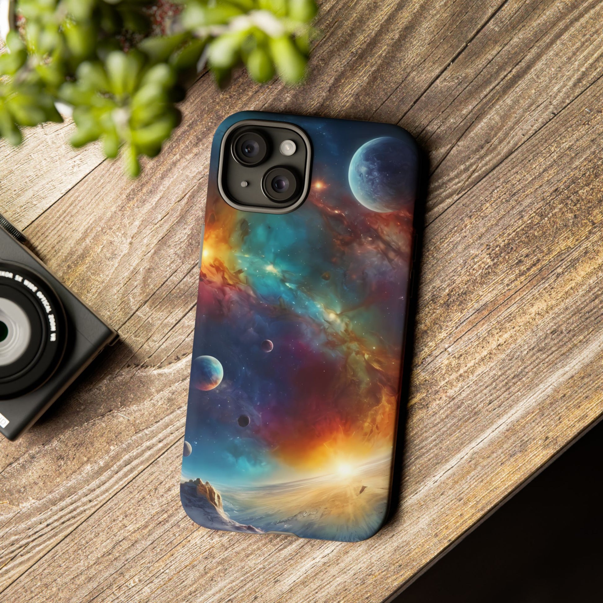 Cosmic Voyage Phone Case for iPhone 8–16 Pro Max, Pixel 5–8 Pro, Galaxy S10–S24 Ultra - Designed by Thalia