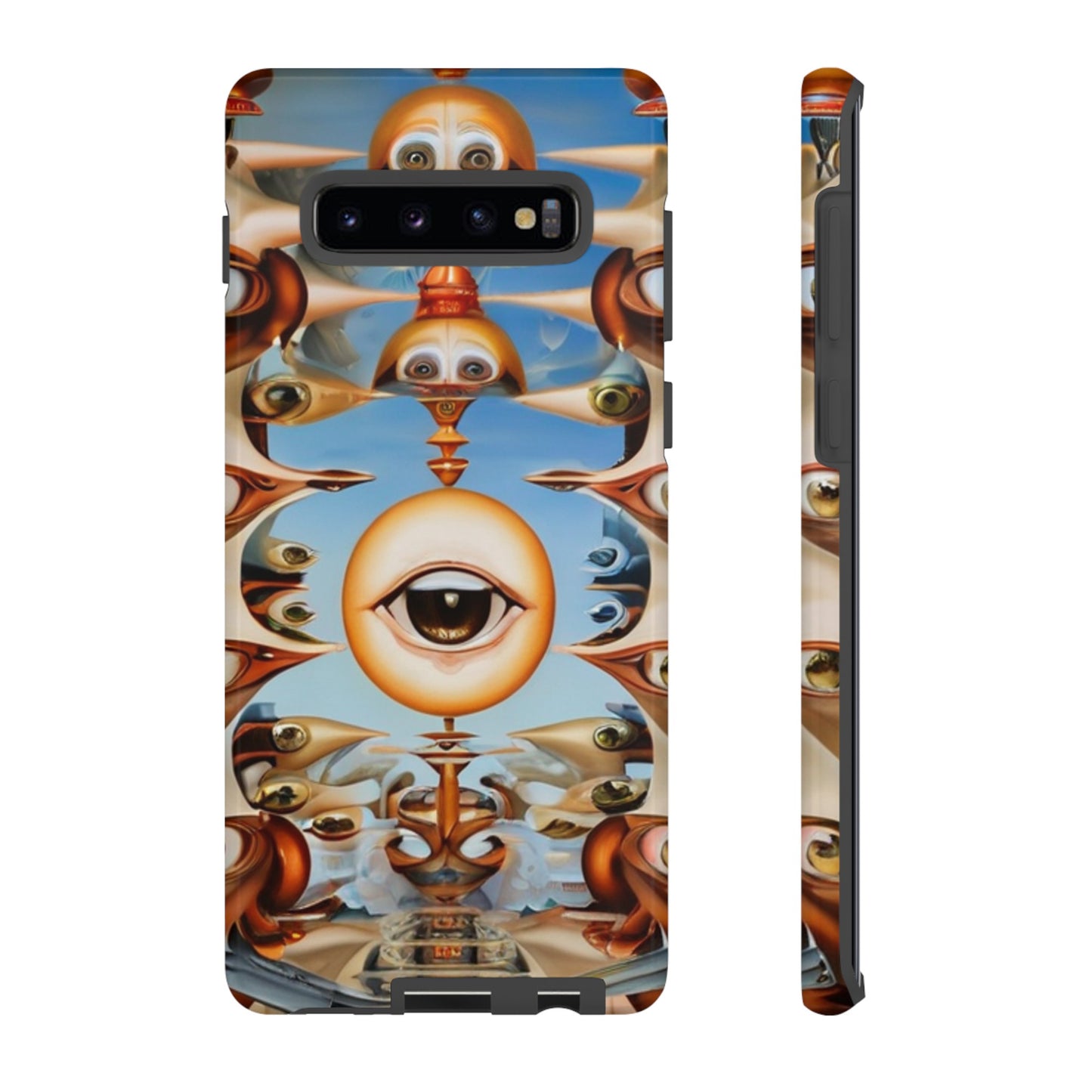 Surreal Suspect Phone Case for iPhone 8–16 Pro Max, Pixel 5–8 Pro, Galaxy S10–S24 Ultra - Designed by Thalia