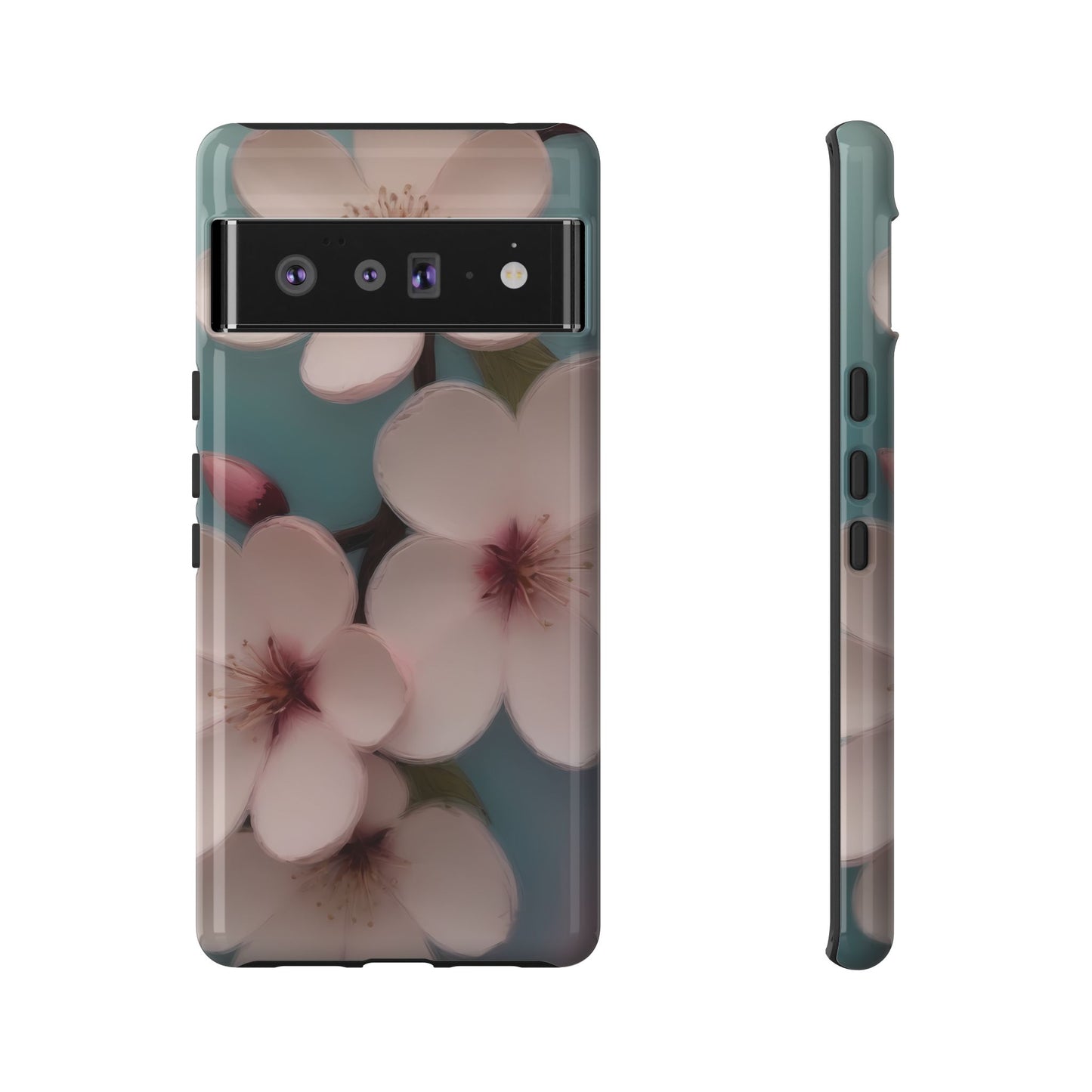 Cherry Blossom Custom Phone Case for Google Pixel 8 Pro, Pixel 8, Pixel 7, Pixel 6 Pro, Pixel 6, Pixel 5 5G - Designed by Thalia