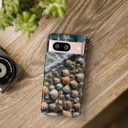 She Sells Sea Shells Phone Case for Google Pixel 8–Pixel 8 Pro, Pixel 7, Pixel 6 Pro, Pixel 6, Pixel 5 5G - Designed by Thalia