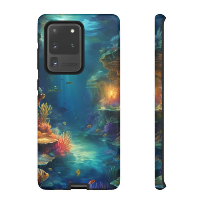 Oceanic Depths Custom Phone Case for Samsung Galaxy S10–S10 Plus, S20–S20 Ultra, S21, S22, S23, S24 Ultra - Designed by Thalia