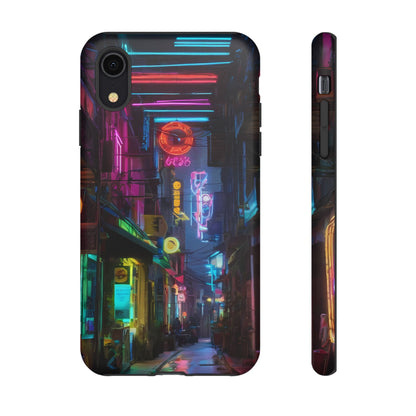 Electric Neon Phone Case for iPhone 8–16 Pro Max, iPhone 8 Plus–13 Mini, iPhone XS–XS Max, iPhone 11–14 Pro Max - Designed by Thalia