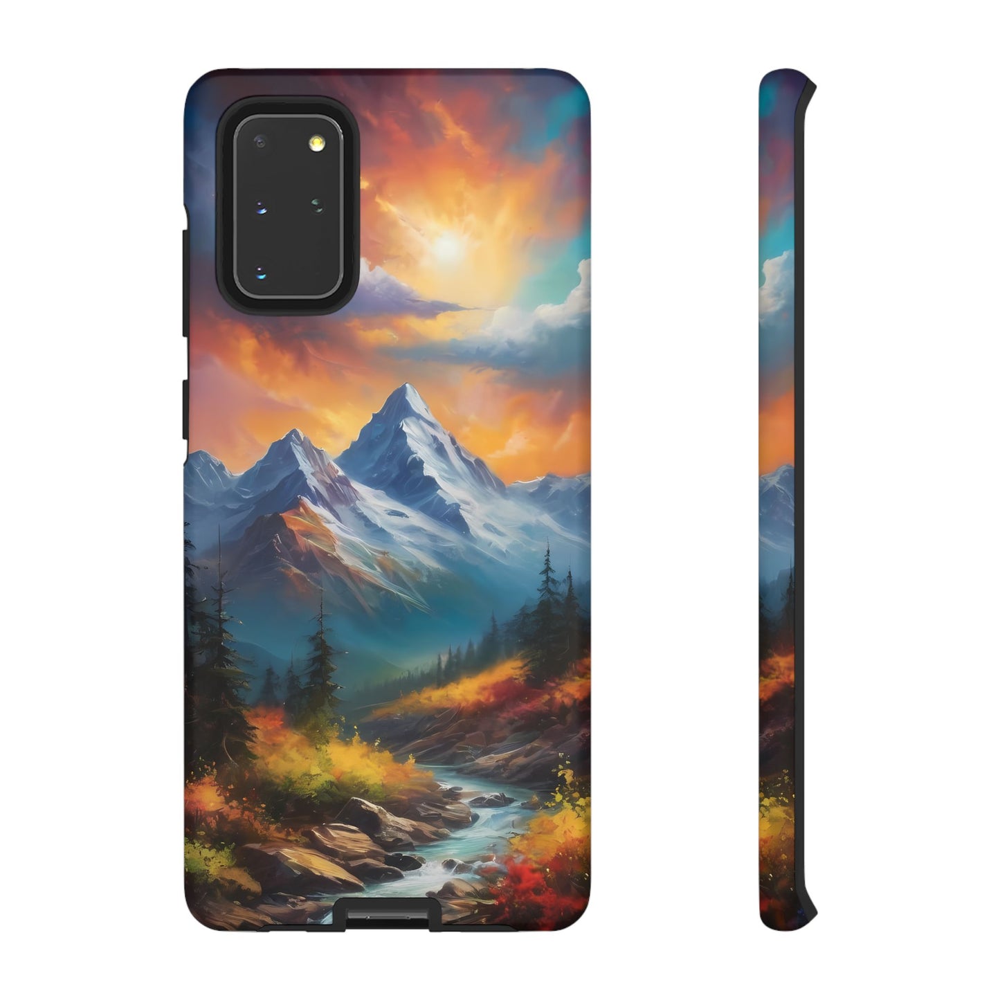 Mystic Mountains Custom Phone Case for Samsung Galaxy S10–S10 Plus, S20–S20 Ultra, S21, S22, S23, S24 Ultra - Designed by Thalia