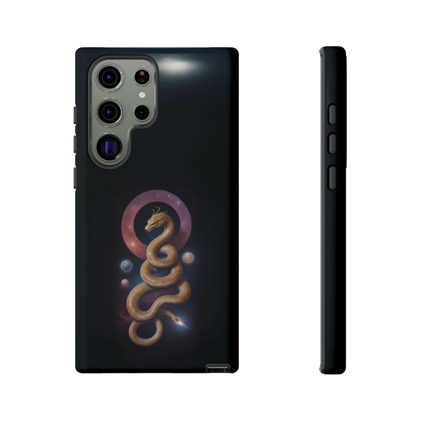 Chinese Zodiac Snake Phone Case for Samsung Galaxy S10–S24 - Designed by Thalia