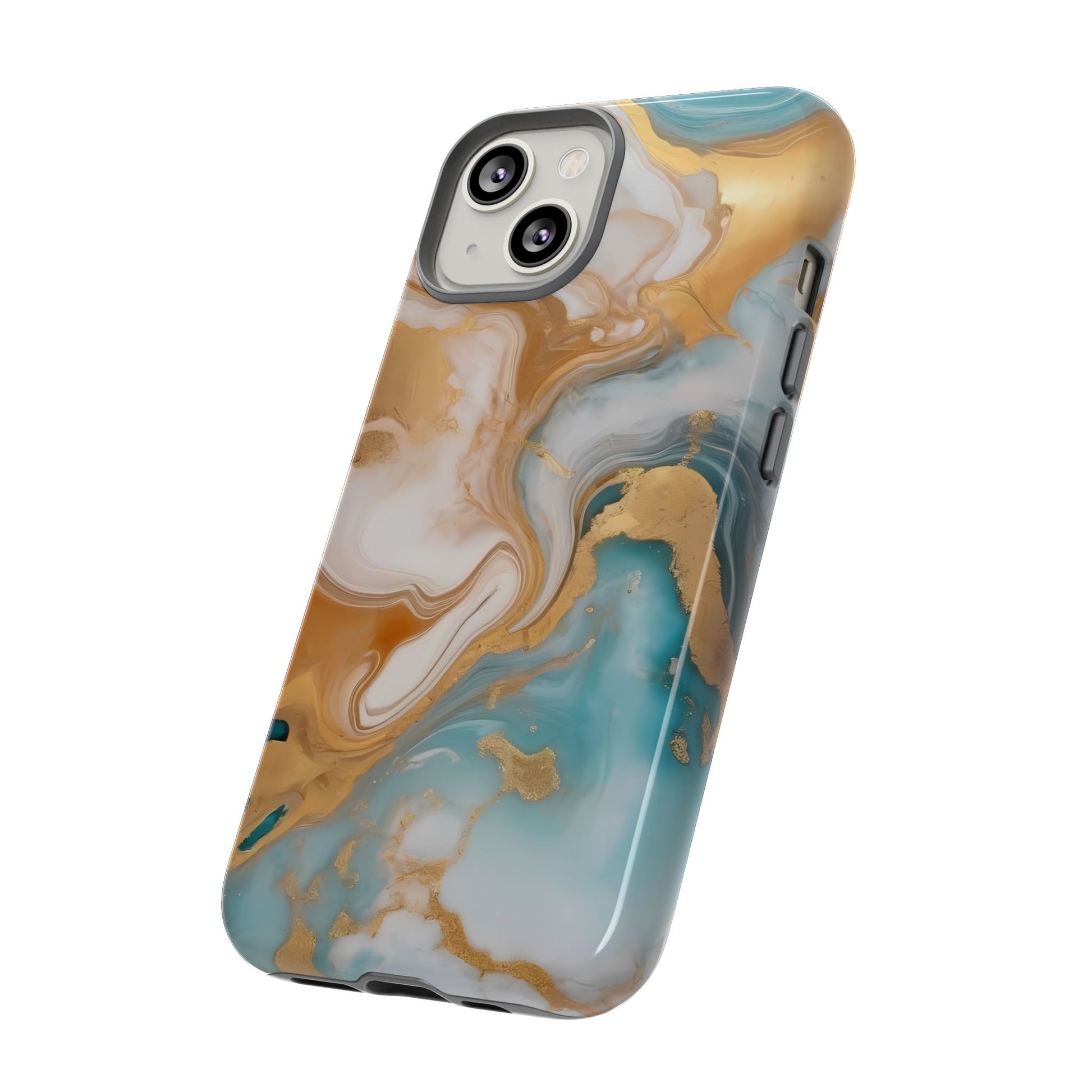 Marble Hues Phone Case for iPhone 8–16 Pro Max, Pixel 5–8 Pro, Galaxy S10–S24 Ultra - Designed by Thalia