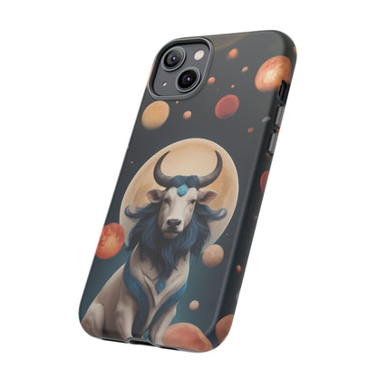 Chinese Zodiac Ox Phone Case for iPhone 8–16 Pro Max, iPhone 8 Plus–13 Mini, iPhone XS–XS Max, iPhone 11–14 Pro Max - Designed by Thalia