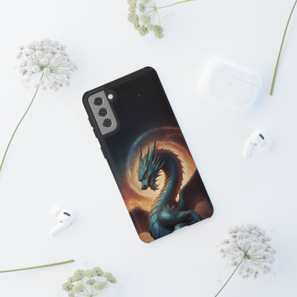 Chinese Zodiac Dragon Phone Case for iPhone 8–16 Pro Max, Pixel 5–8 Pro, Galaxy S10–S24 Ultra - Designed by Thalia