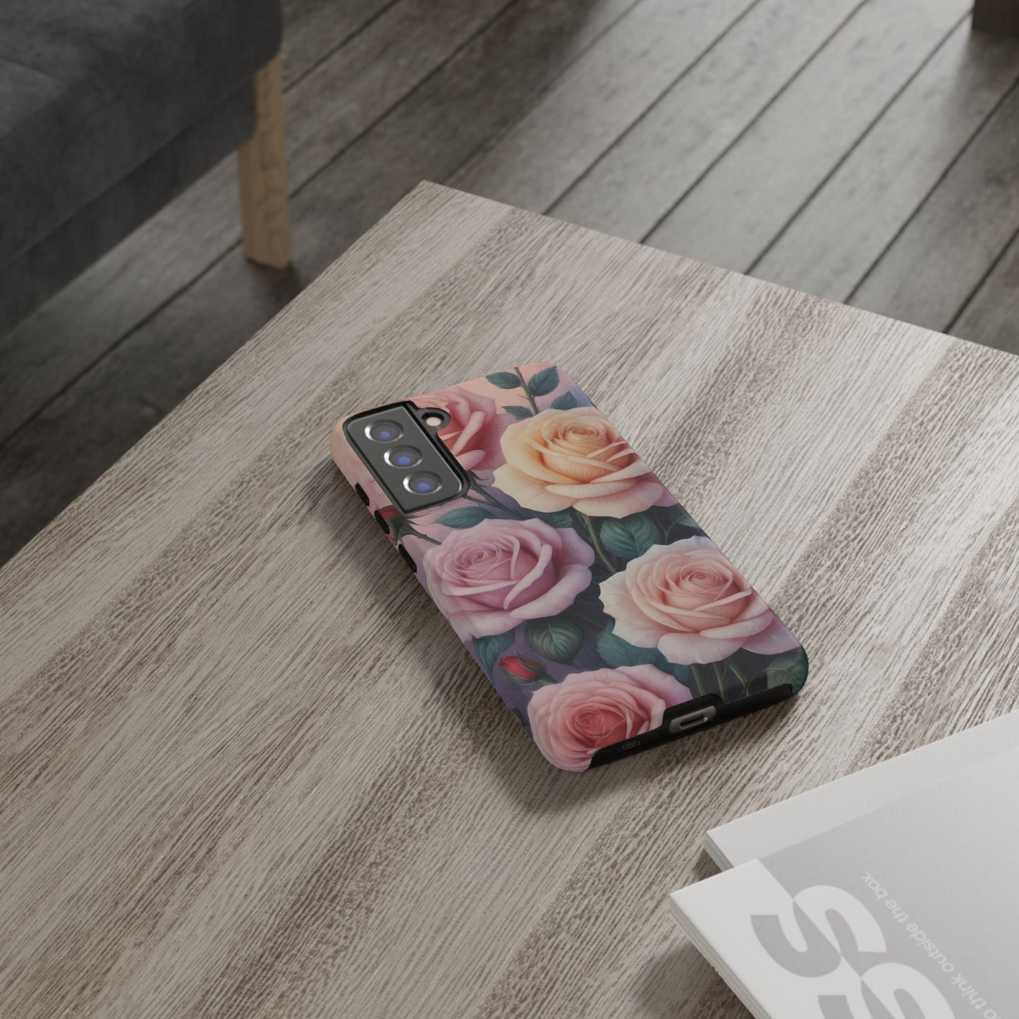 Roses Custom Phone Case for Samsung Galaxy S10–S10 Plus, S20–S20 Ultra, S21, S22, S23, S24 Ultra - Designed by Thalia