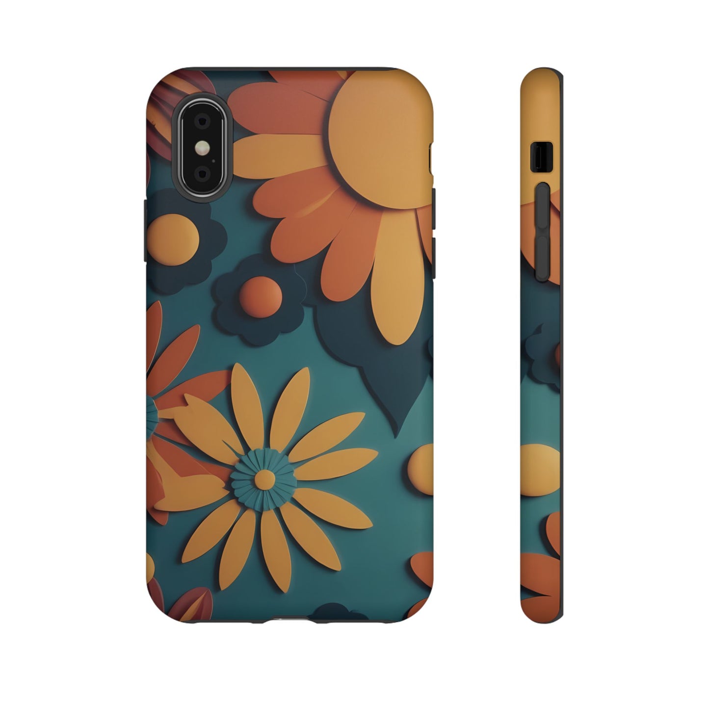 70s Retro Phone Case for iPhone 8–16 Pro Max, Pixel 5–8 Pro, Galaxy S10–S24 Ultra - Designed by Thalia