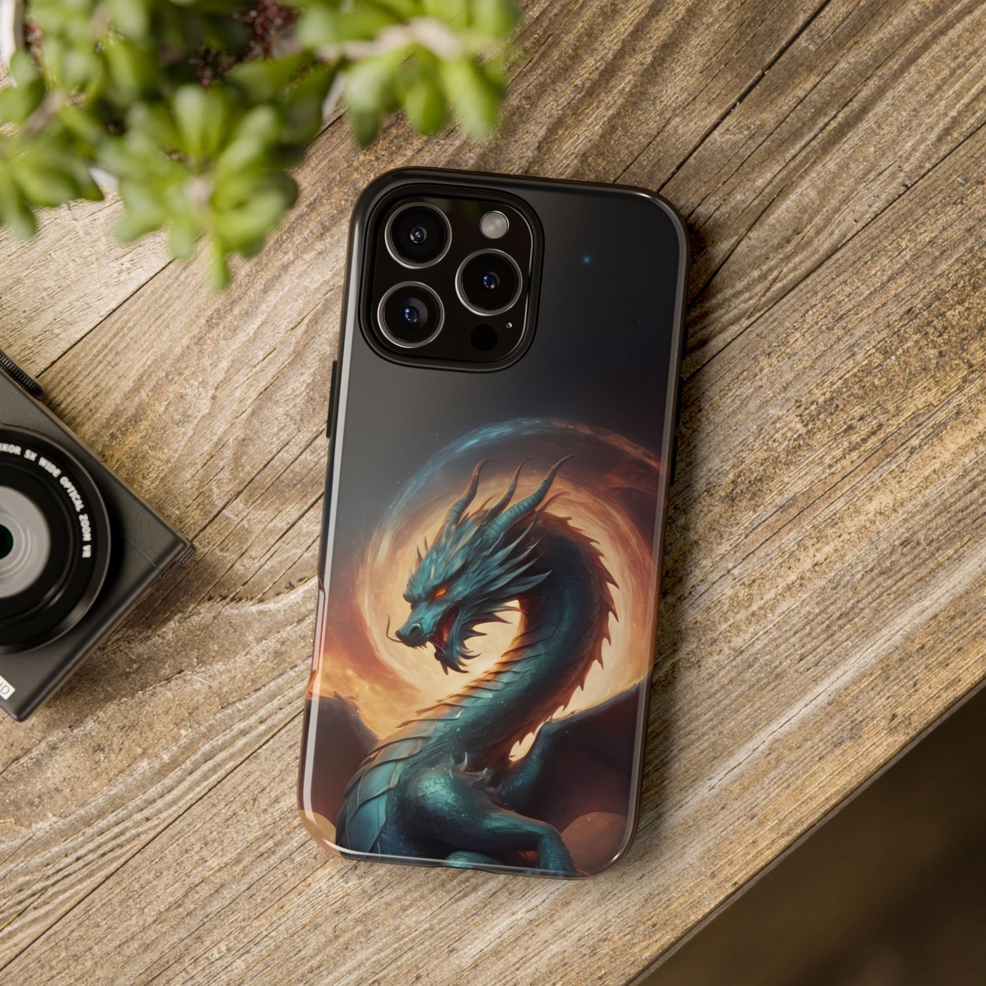 Chinese Zodiac Dragon Phone Case for iPhone 8–16 Pro Max, Pixel 5–8 Pro, Galaxy S10–S24 Ultra - Designed by Thalia