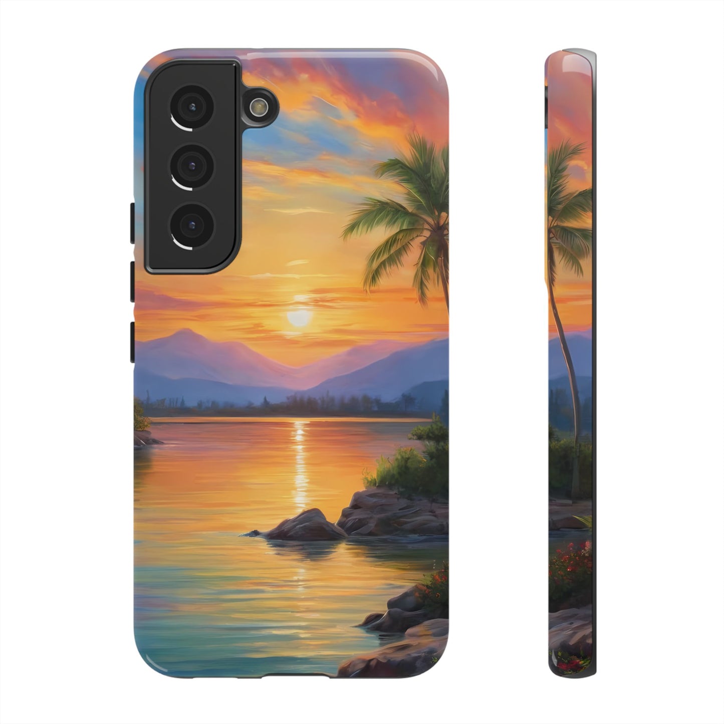 Sunset Serenade Phone Case for iPhone 8–16 Pro Max, Pixel 5–8 Pro, Galaxy S10–S24 Ultra - Designed by Thalia