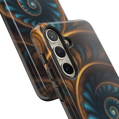 3D Fractal Custom Phone Case for Samsung Galaxy S10–S24 Ultra - Designed by Thalia