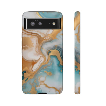 Marble Hues Phone Case for iPhone 8–16 Pro Max, Pixel 5–8 Pro, Galaxy S10–S24 Ultra - Designed by Thalia