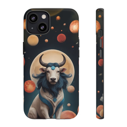 Chinese Zodiac Ox Phone Case for iPhone 8–16 Pro Max, iPhone 8 Plus–13 Mini, iPhone XS–XS Max, iPhone 11–14 Pro Max - Designed by Thalia