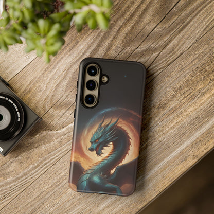 Chinese Zodiac Dragon Phone Case for iPhone 8–16 Pro Max, Pixel 5–8 Pro, Galaxy S10–S24 Ultra - Designed by Thalia