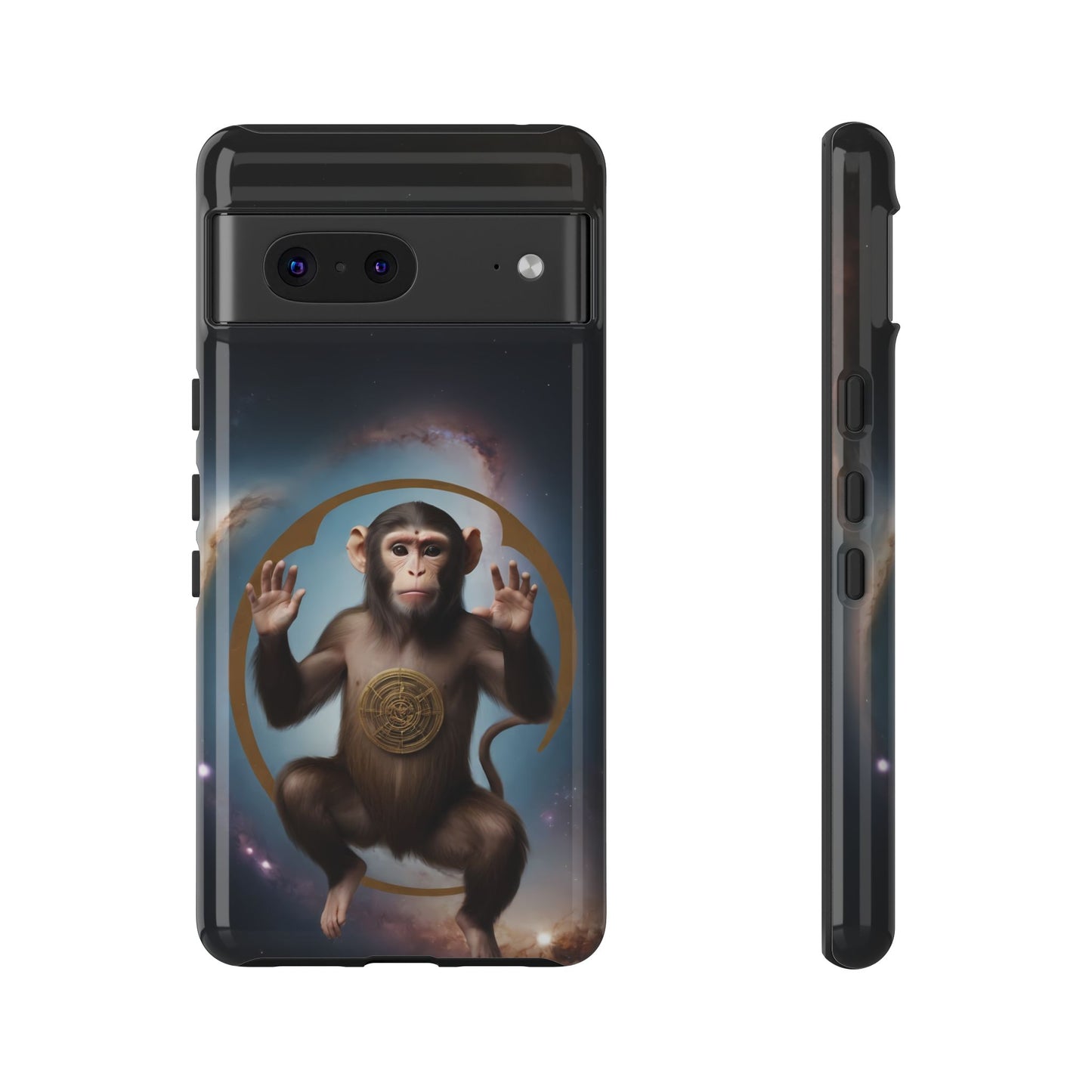 Chinese Zodiac Monkey Phone Case for Google Pixel 8 Pro, Pixel 8, Pixel 7, Pixel 6 Pro, Pixel 6, Pixel 5 5G - Designed by Thalia