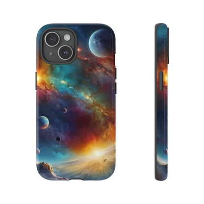 Cosmic Voyage Phone Case for iPhone 8–16 Pro Max, Pixel 5–8 Pro, Galaxy S10–S24 Ultra - Designed by Thalia