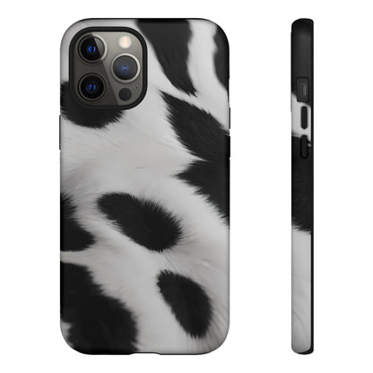 Chic Bovine Elegance Custom Phone Case for iPhone 8–16 Pro Max, iPhone 8 Plus–13 Mini, iPhone XS–XS Max, iPhone 11–14 Pro Max - Designed by Thalia