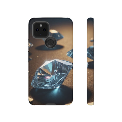 Raining Diamonds Custom, Stylish, Unique & UV protected phone case for Google Pixel, Samsung & iPhone - design for all models - Designed by Thalia