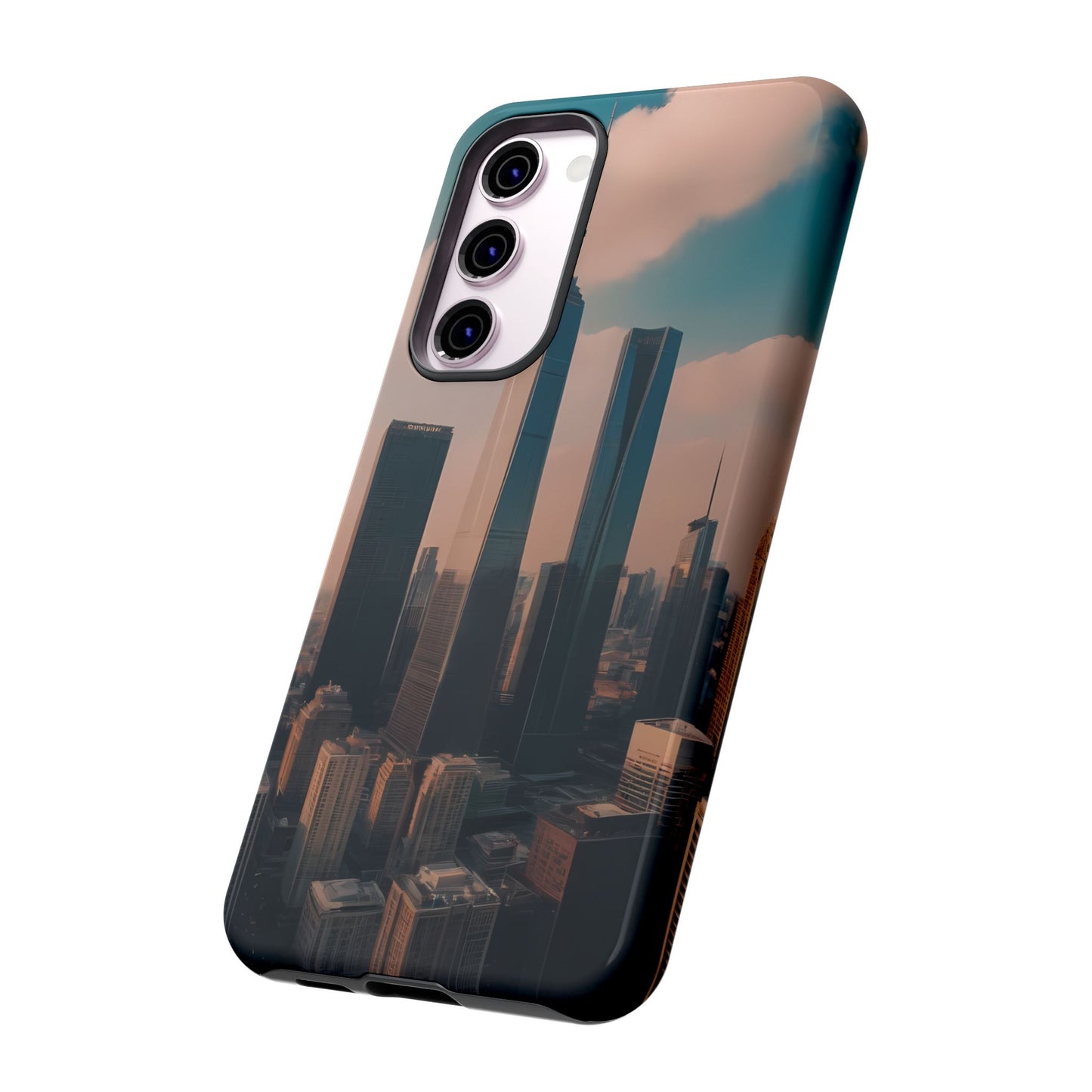 City Skylines Custom Phone Case for Samsung Galaxy S10–S10 Plus, S20–S20 Ultra, S21, S22, S23, S24 Ultra - Designed by Thalia