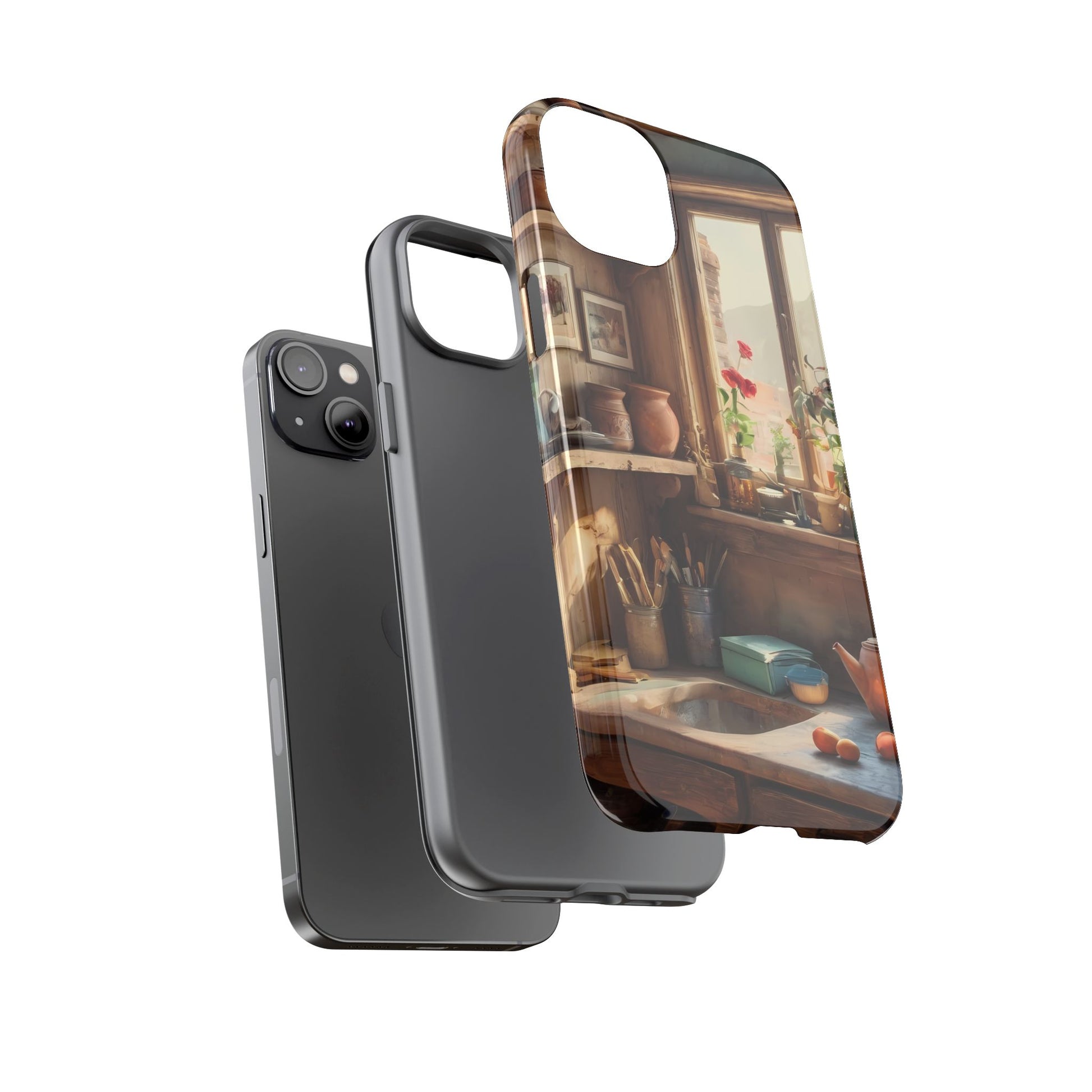 Vintage Vignettes Phone Case for iPhone 8–16 Pro Max, iPhone 8 Plus–13 Mini, iPhone XS–XS Max, iPhone 11–14 Pro Max - Designed by Thalia