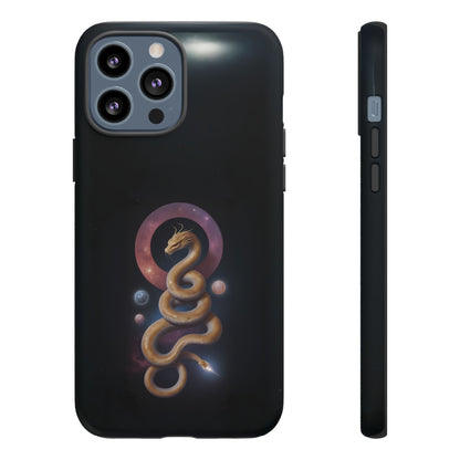 Chinese Zodiac Snake Custom Phone Case for iPhone 8–16 Pro Max, Pixel 5–8 Pro, Galaxy S10–S24 Ultra - Designed by Thalia