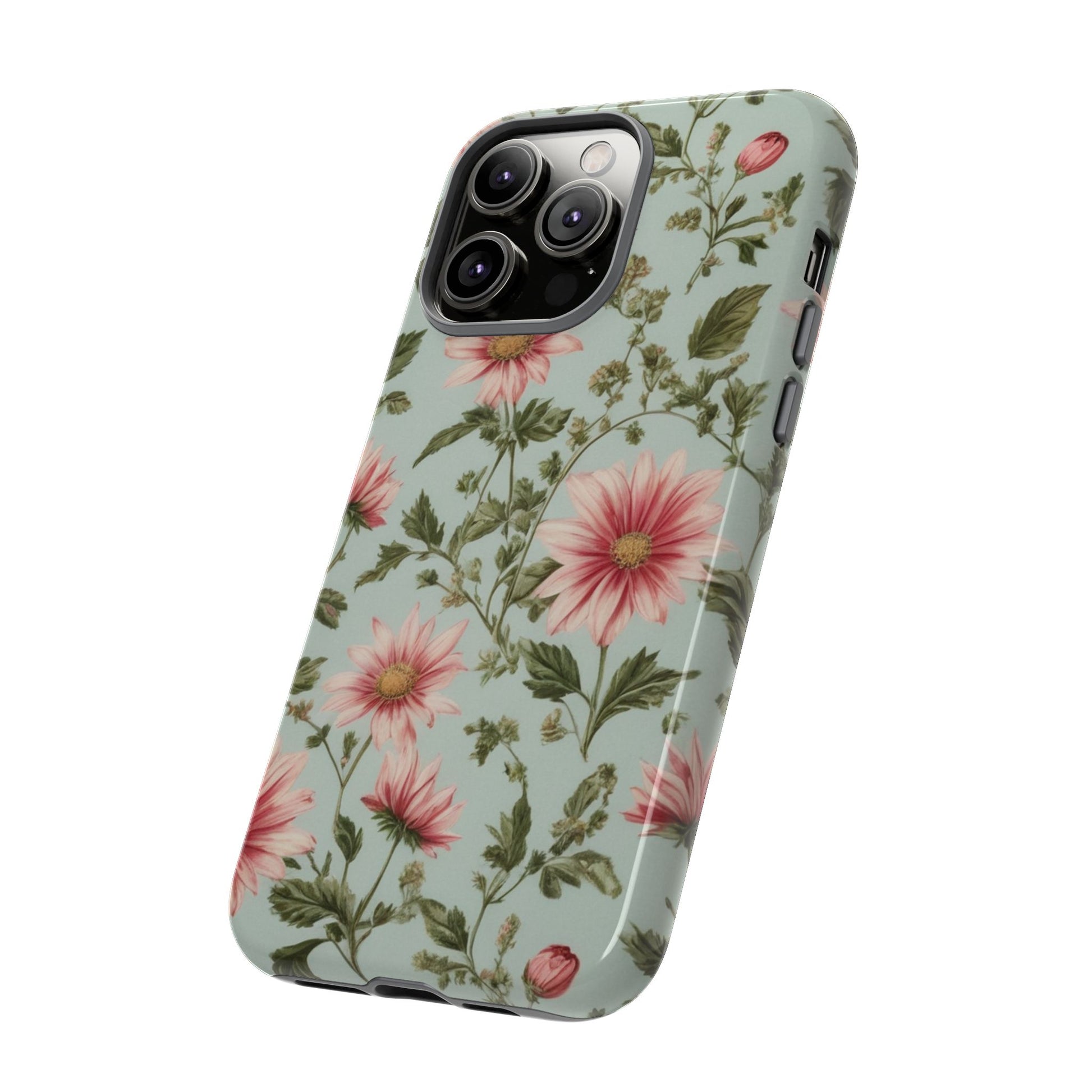 Flower Garden Custom Phone Case for iPhone 8–16 Pro Max, Pixel 5–8 Pro, Galaxy S10–S24 Ultra - Designed by Thalia