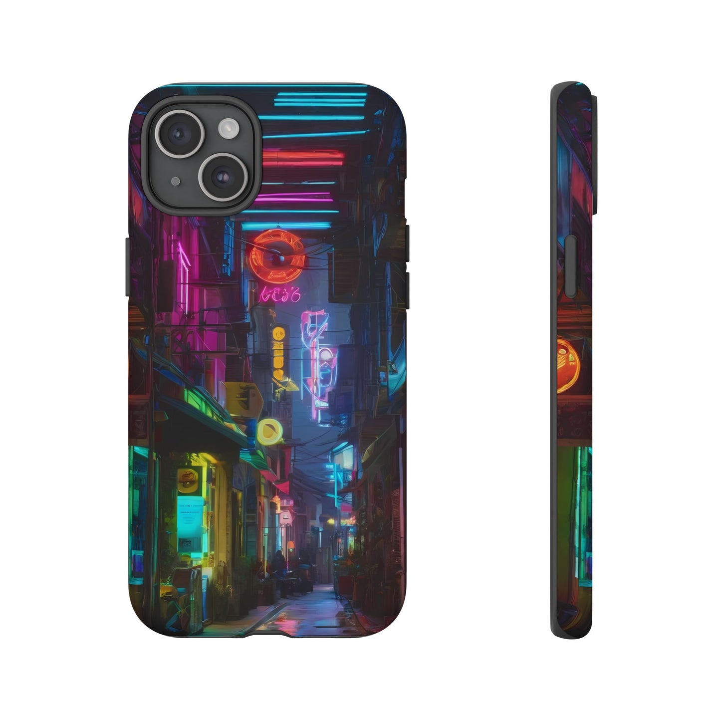 Electric Neon Phone Case for iPhone 8–16 Pro Max, iPhone 8 Plus–13 Mini, iPhone XS–XS Max, iPhone 11–14 Pro Max - Designed by Thalia