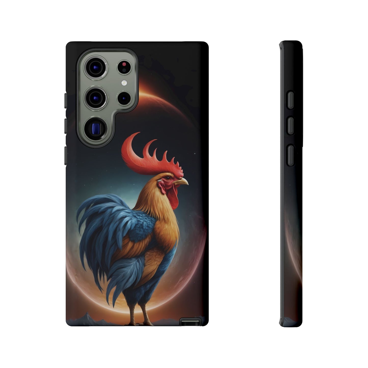 Chinese Zodiac Rooster Custom Phone Case for iPhone 8–16 Pro Max, Pixel 5–8 Pro, Galaxy S10–S24 Ultra - Designed by Thalia