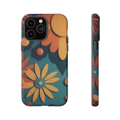 70s Retro Phone Case for iPhone 8–16 Pro Max, Pixel 5–8 Pro, Galaxy S10–S24 Ultra - Designed by Thalia