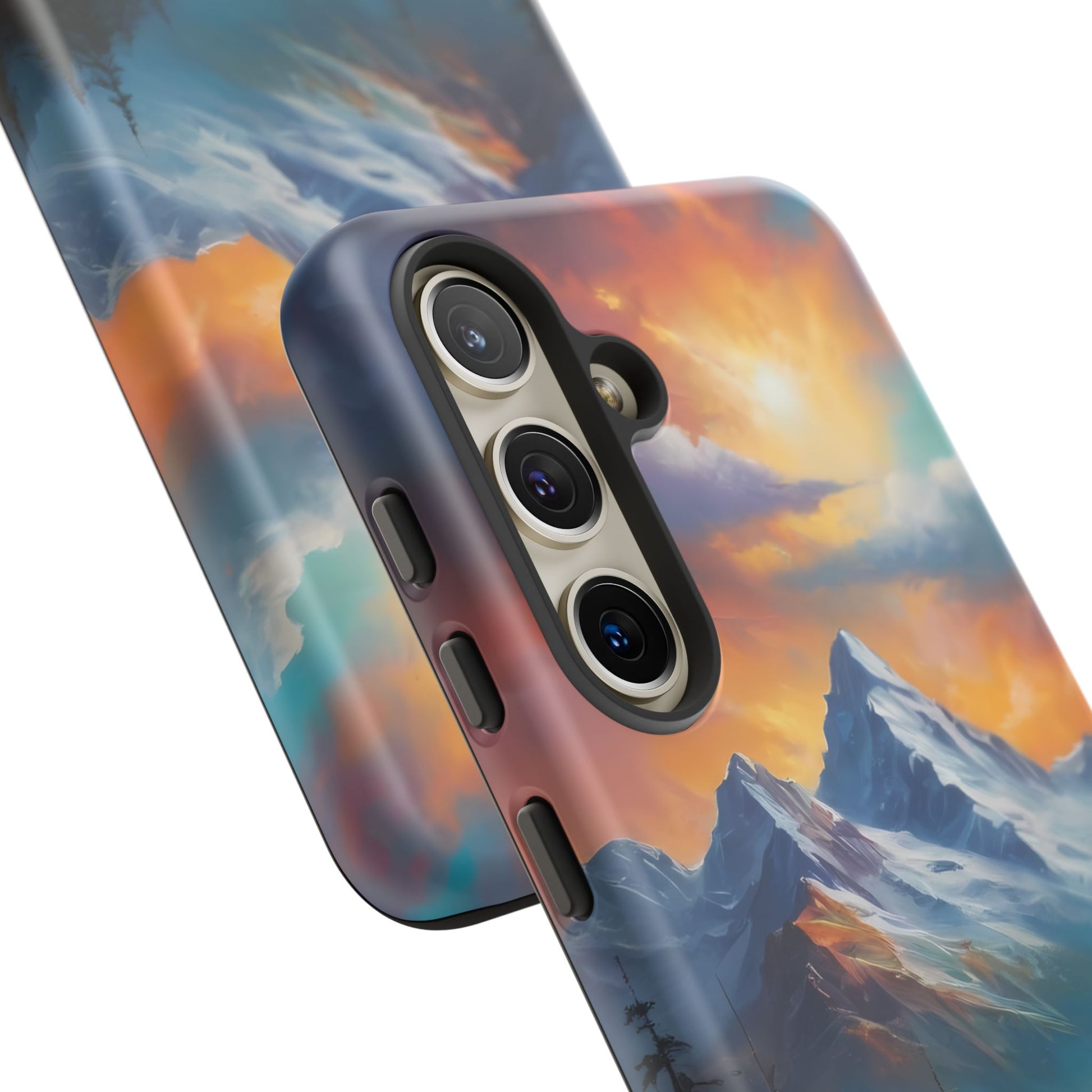 Mystic Mountains Phone Case for iPhone 8–16 Pro Max, Pixel 5–8 Pro, Galaxy S10–S24 Ultra - Designed by Thalia