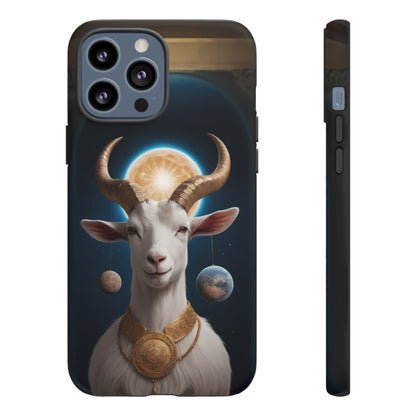 Chinese Zodiac Goat Phone Case for iPhone 8–16 Pro Max, iPhone 8 Plus–13 Mini, iPhone XS–XS Max, iPhone 11–14 Pro Max - Designed by Thalia