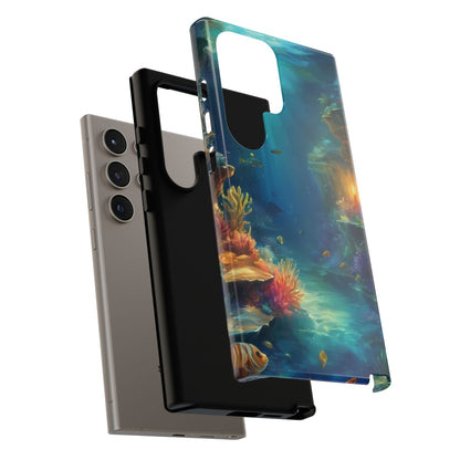 Oceanic Depths Custom Phone Case for Samsung Galaxy S10–S10 Plus, S20–S20 Ultra, S21, S22, S23, S24 Ultra - Designed by Thalia