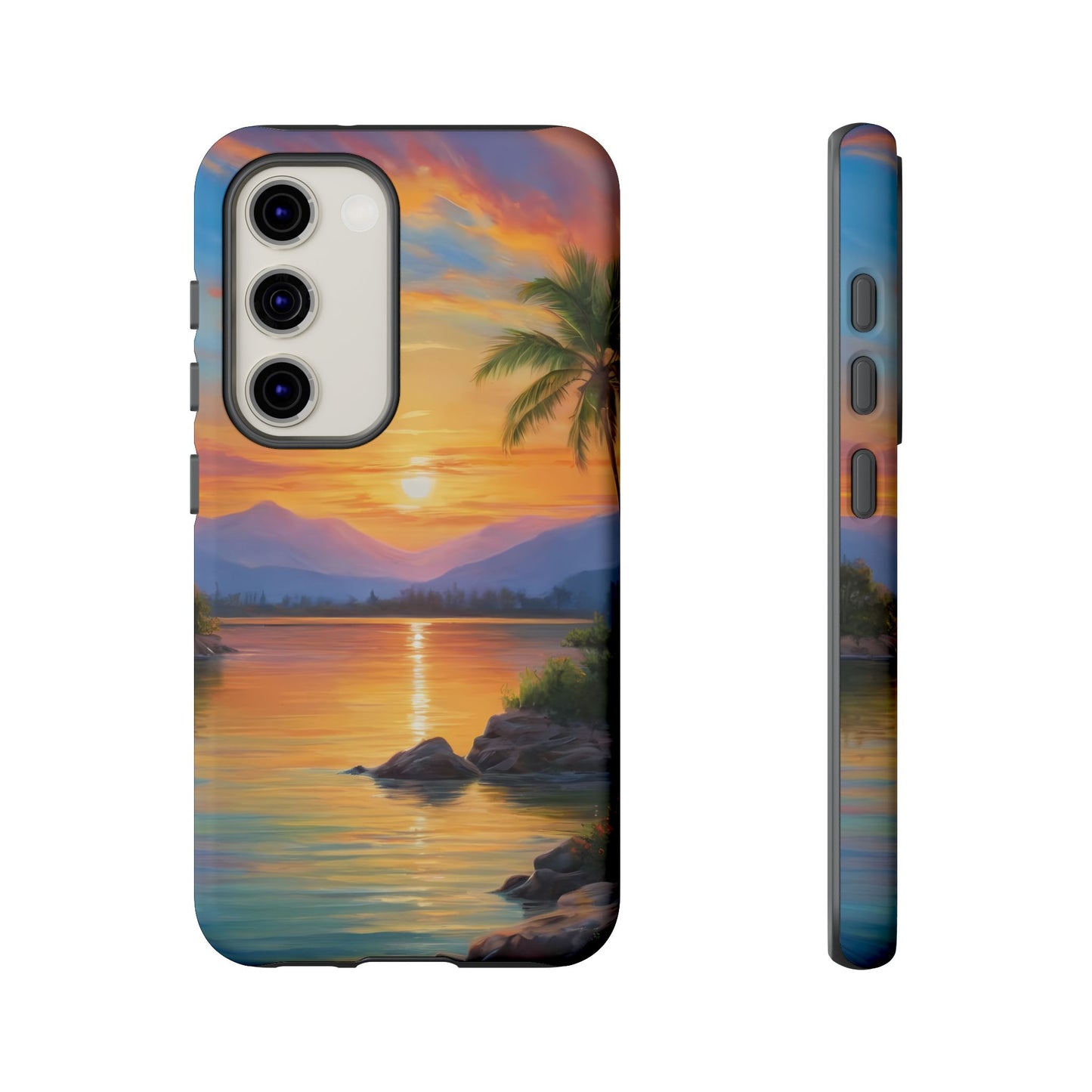 Sunset Serenade Phone Case for iPhone 8–16 Pro Max, Pixel 5–8 Pro, Galaxy S10–S24 Ultra - Designed by Thalia