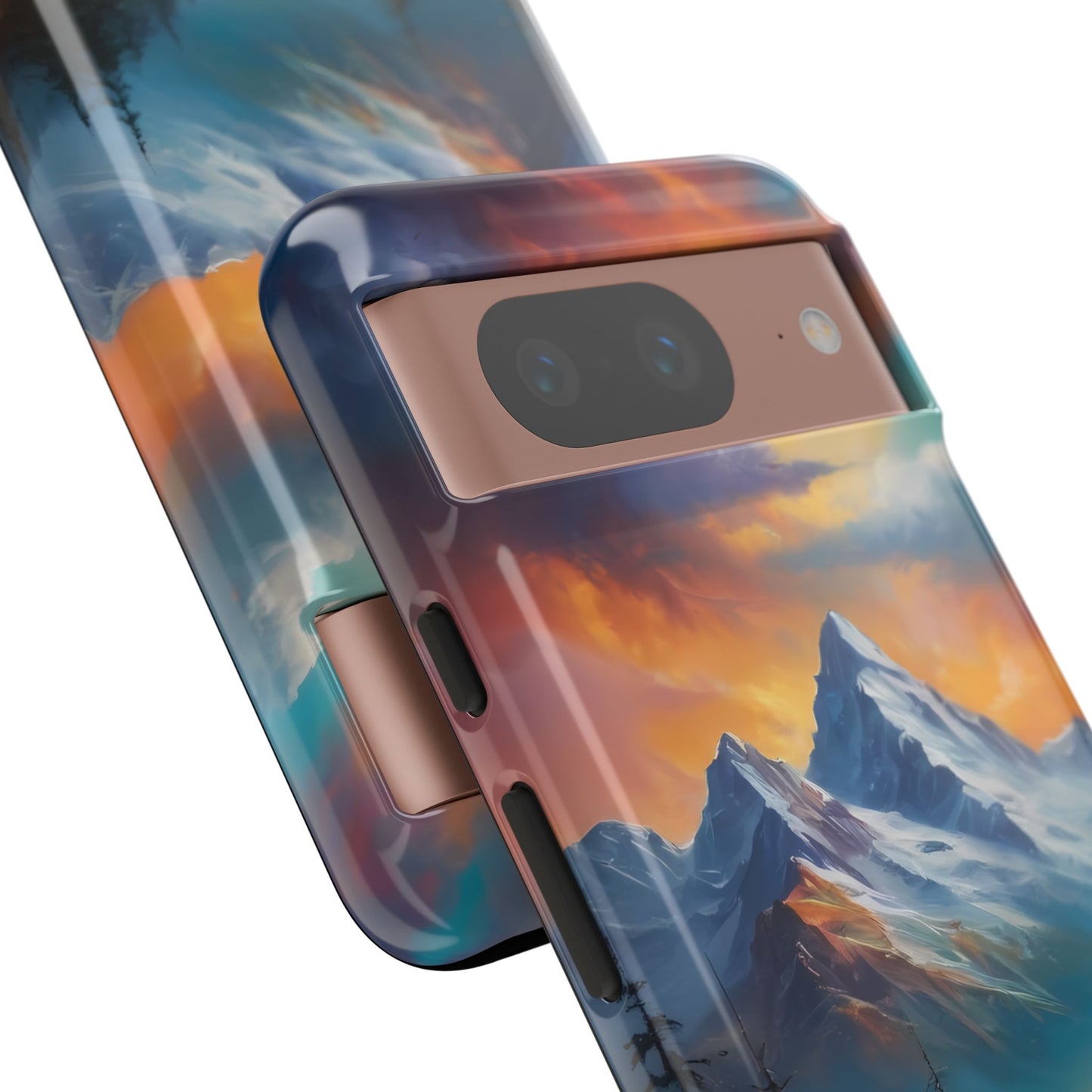 Mystic Mountains Phone Case for iPhone 8–16 Pro Max, Pixel 5–8 Pro, Galaxy S10–S24 Ultra - Designed by Thalia