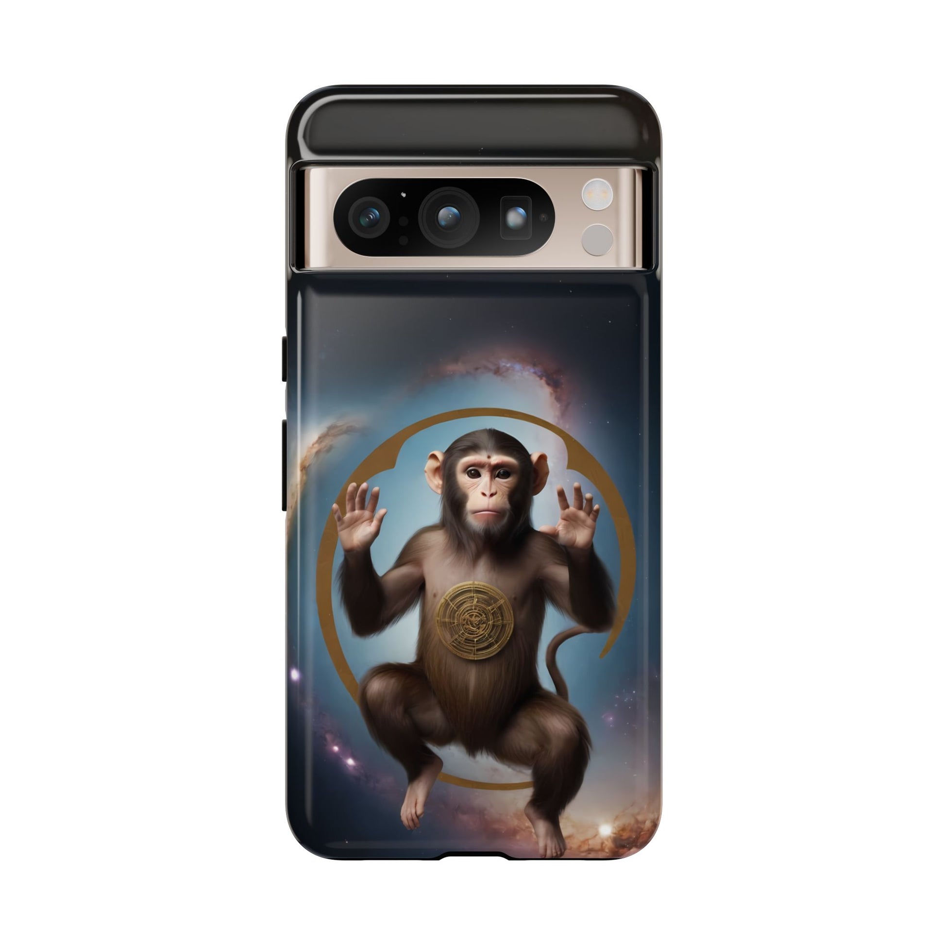 Chinese Zodiac Monkey Phone Case for Google Pixel 8 Pro, Pixel 8, Pixel 7, Pixel 6 Pro, Pixel 6, Pixel 5 5G - Designed by Thalia